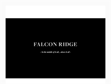 Tablet Screenshot of falconridgeasheville.com